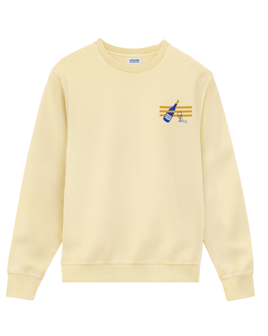 Sudadera 003 Albariño — vista lateral · ATLANTIC Mood Drop 01