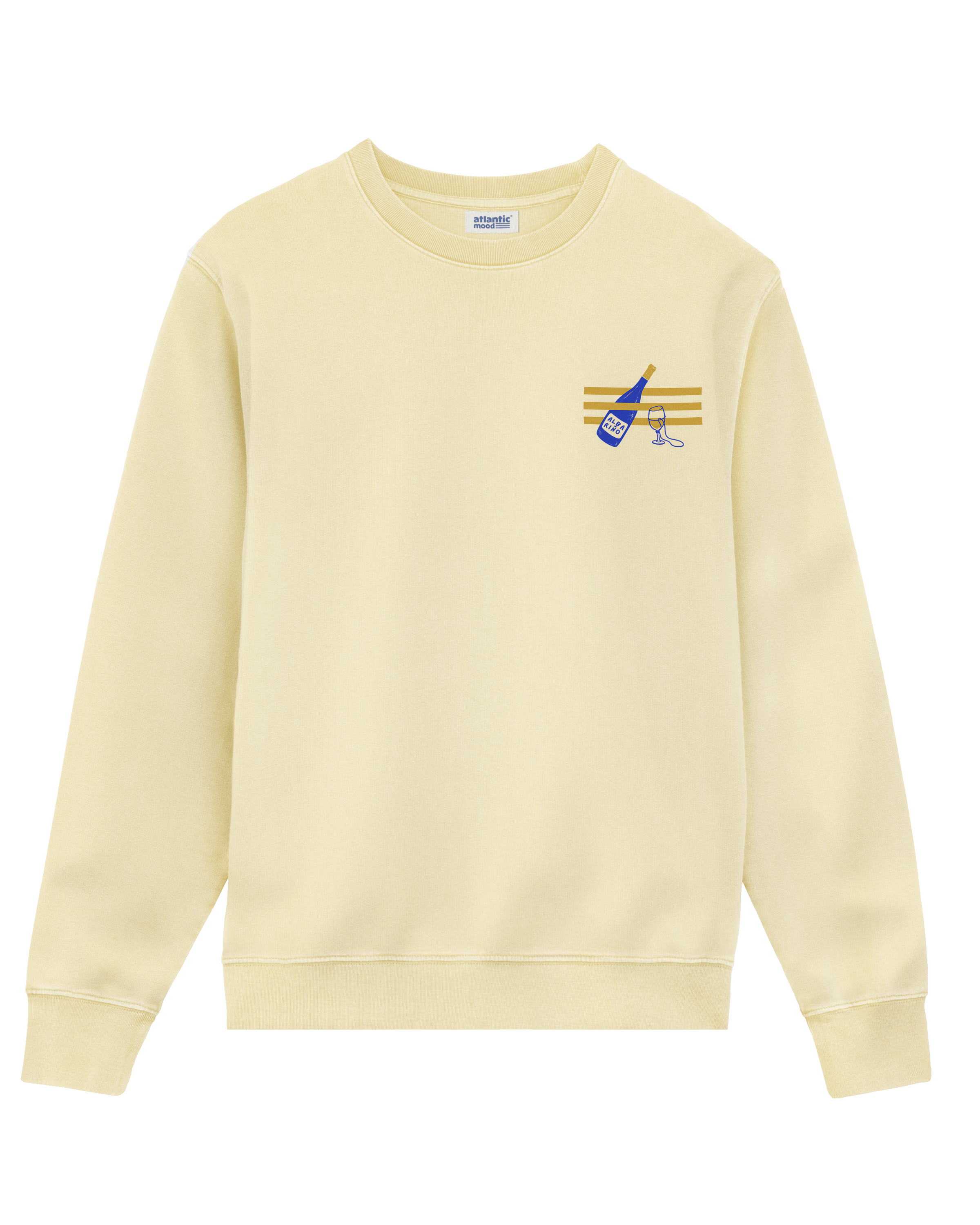 Sudadera 003 Albariño — vista lateral · ATLANTIC Mood Drop 01
