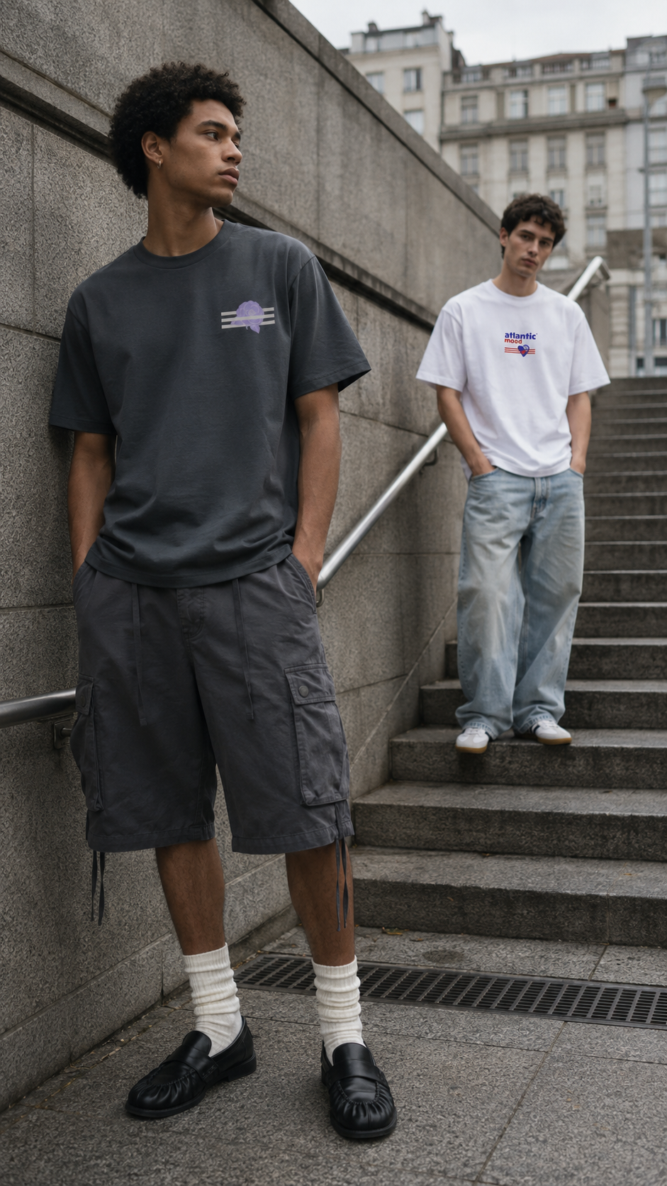 Camiseta 002 Camelia · ATLANTIC Mood Drop 01
