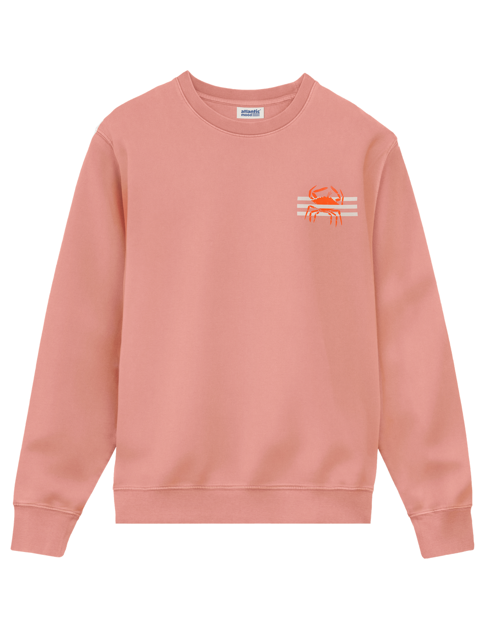 Sudadera 001 Marisco da Ría — vista lateral · ATLANTIC Mood Drop 01