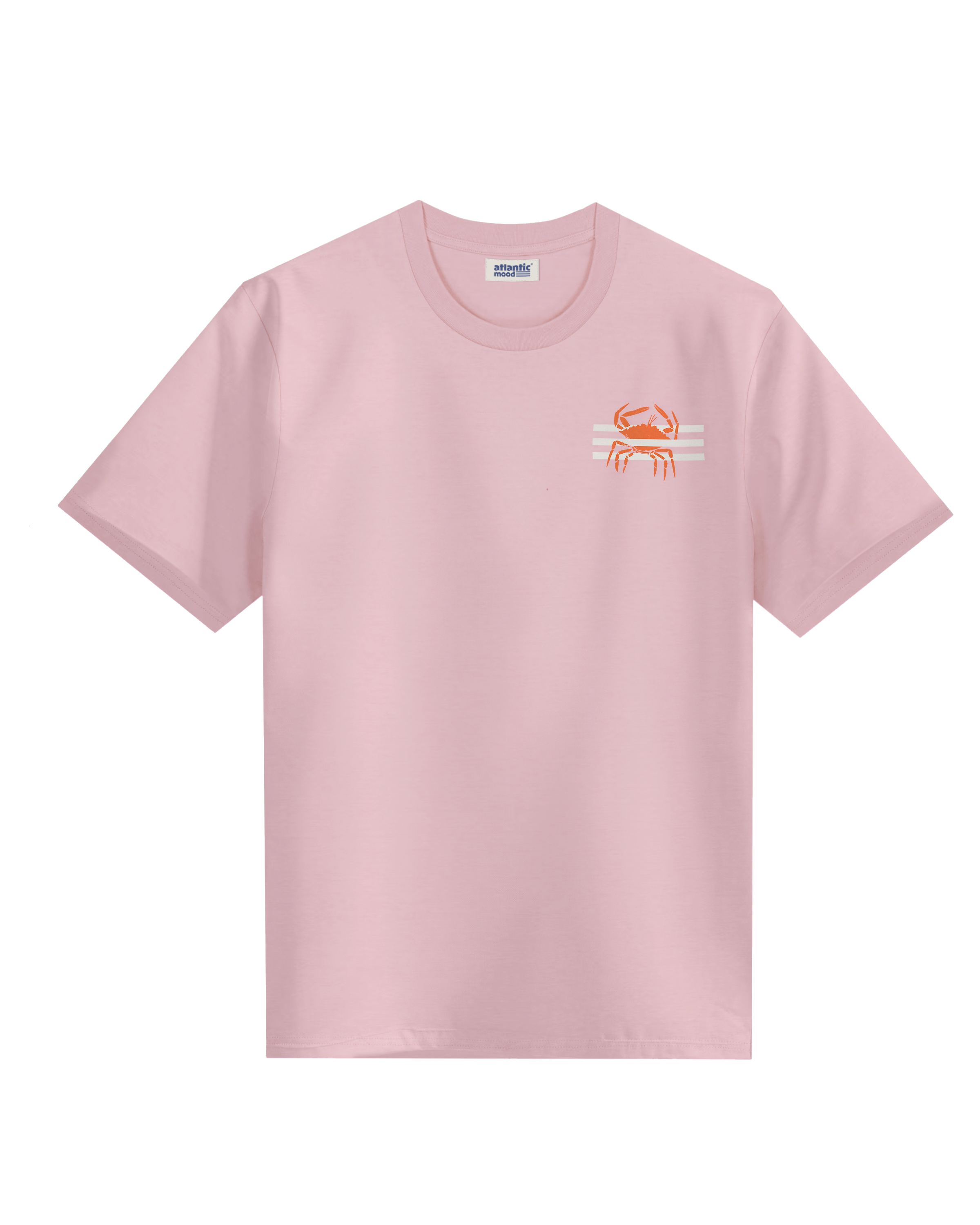 Camiseta 001 Marisco da Ría — vista lateral · ATLANTIC Mood Drop 01