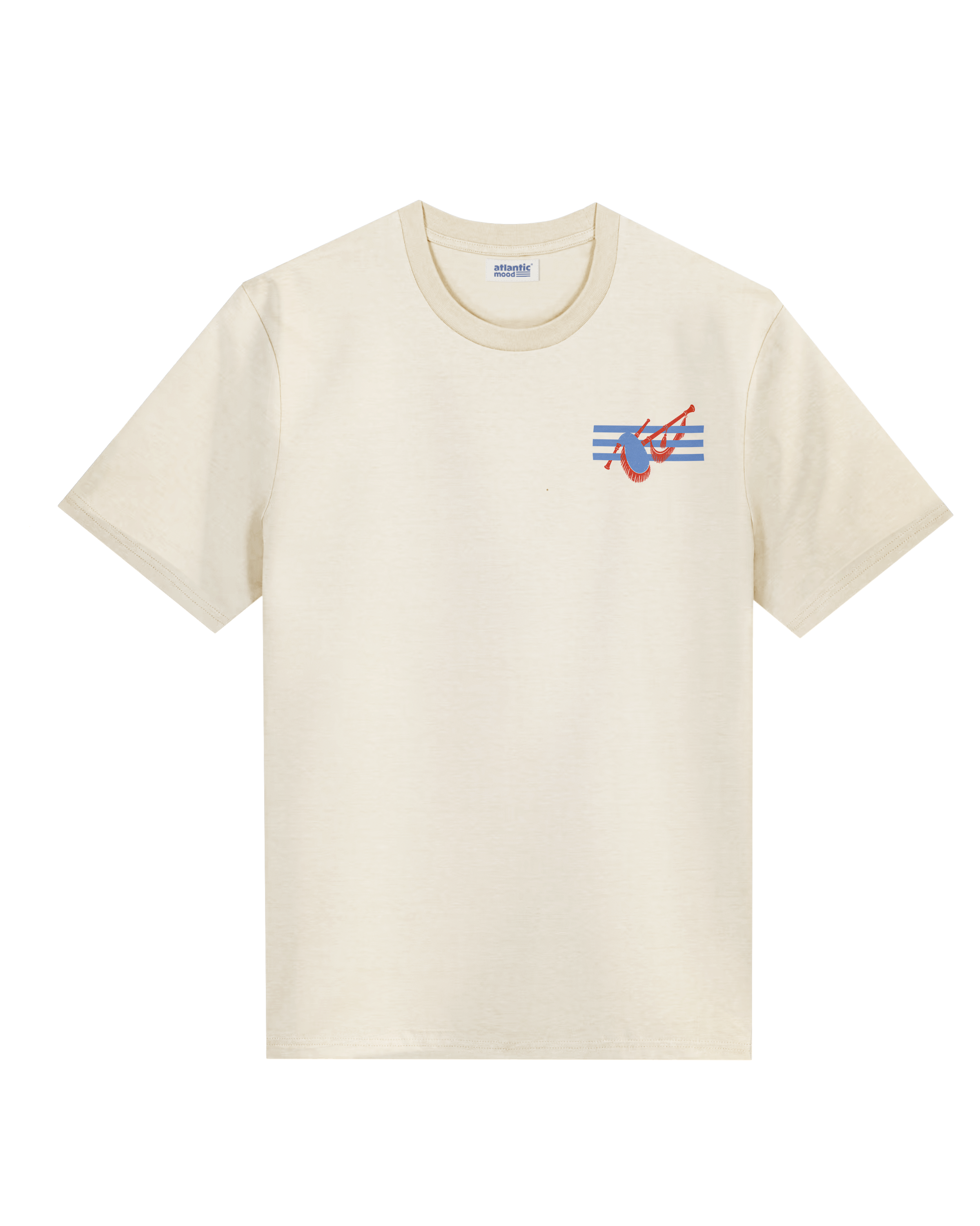 Camiseta 004 Alborada — vista lateral · ATLANTIC Mood Drop 01