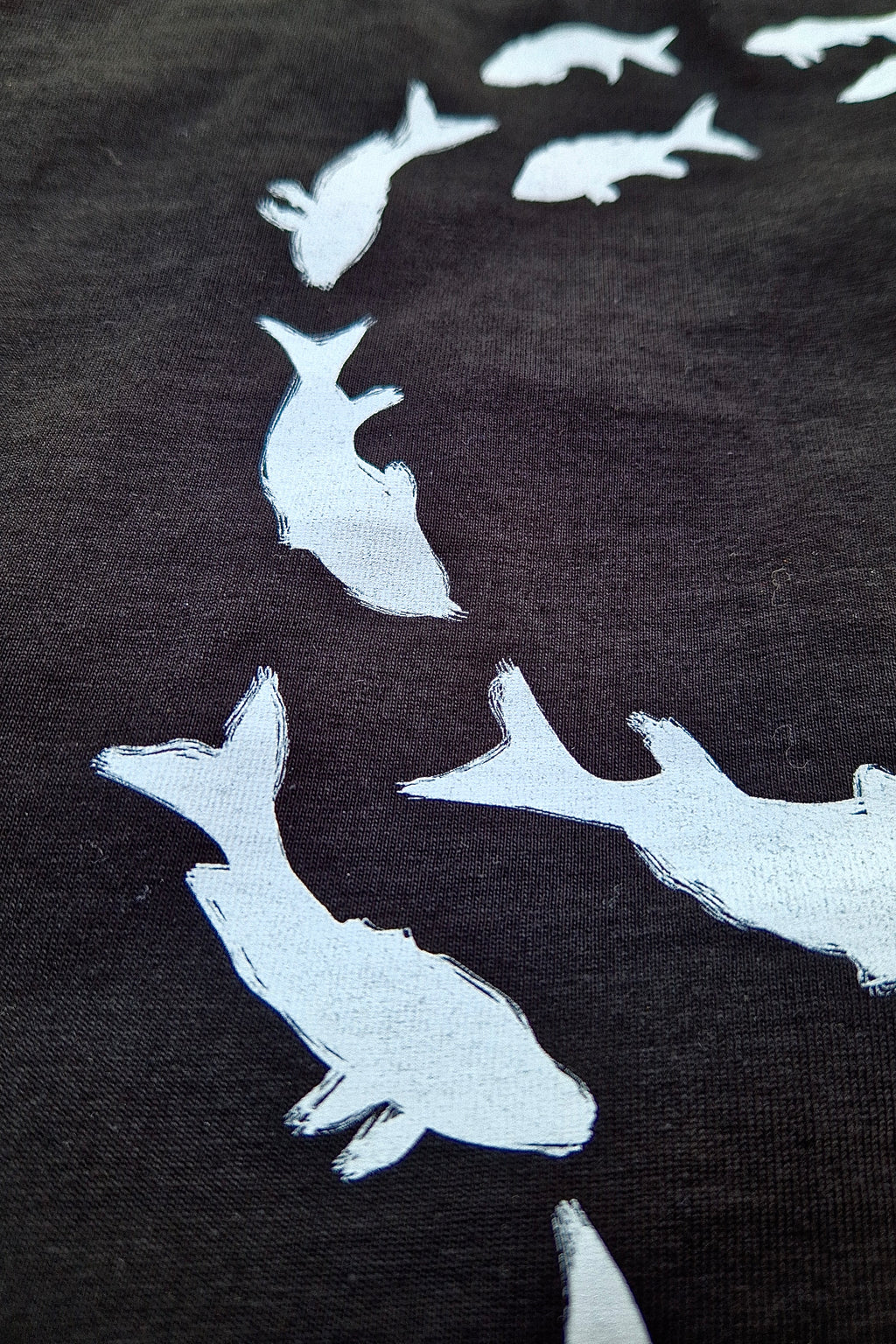 Camiseta Corta 007 Ronsel — detalle de la serigrafía