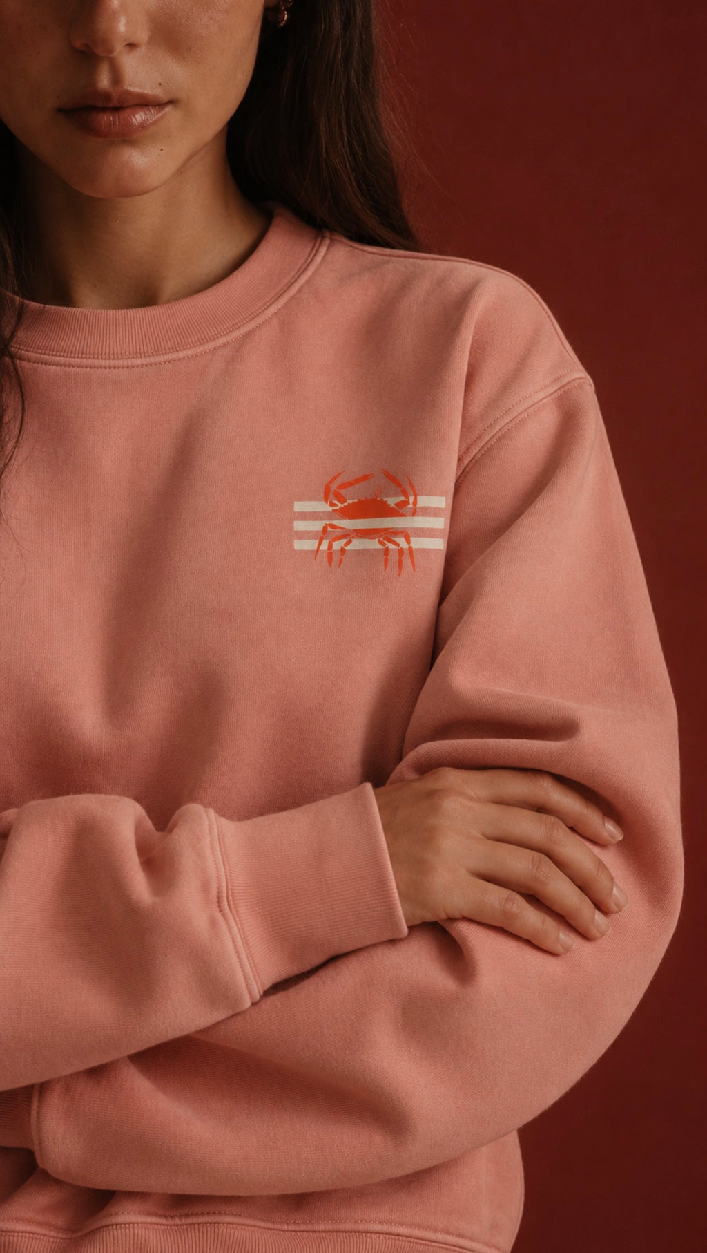 Sudadera 001 Marisco da Ría — primer plano