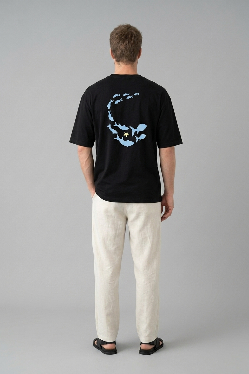 Camiseta 007 Ronsel — vista trasera · ATLANTIC Mood Drop 01