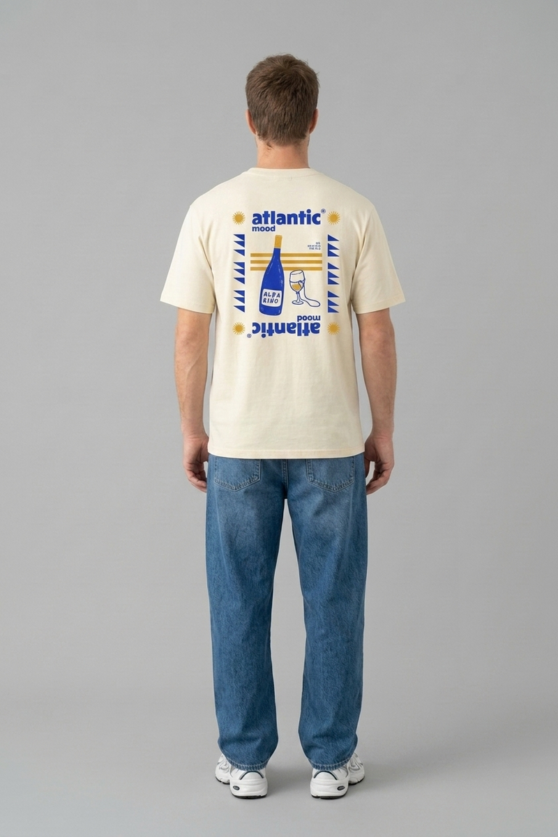 Camiseta 003 Albariño — vista frontal · ATLANTIC Mood Drop 01