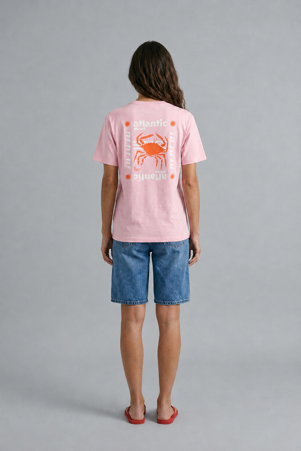 Camiseta 001 Marisco da Ría — vista trasera · ATLANTIC Mood Drop 01