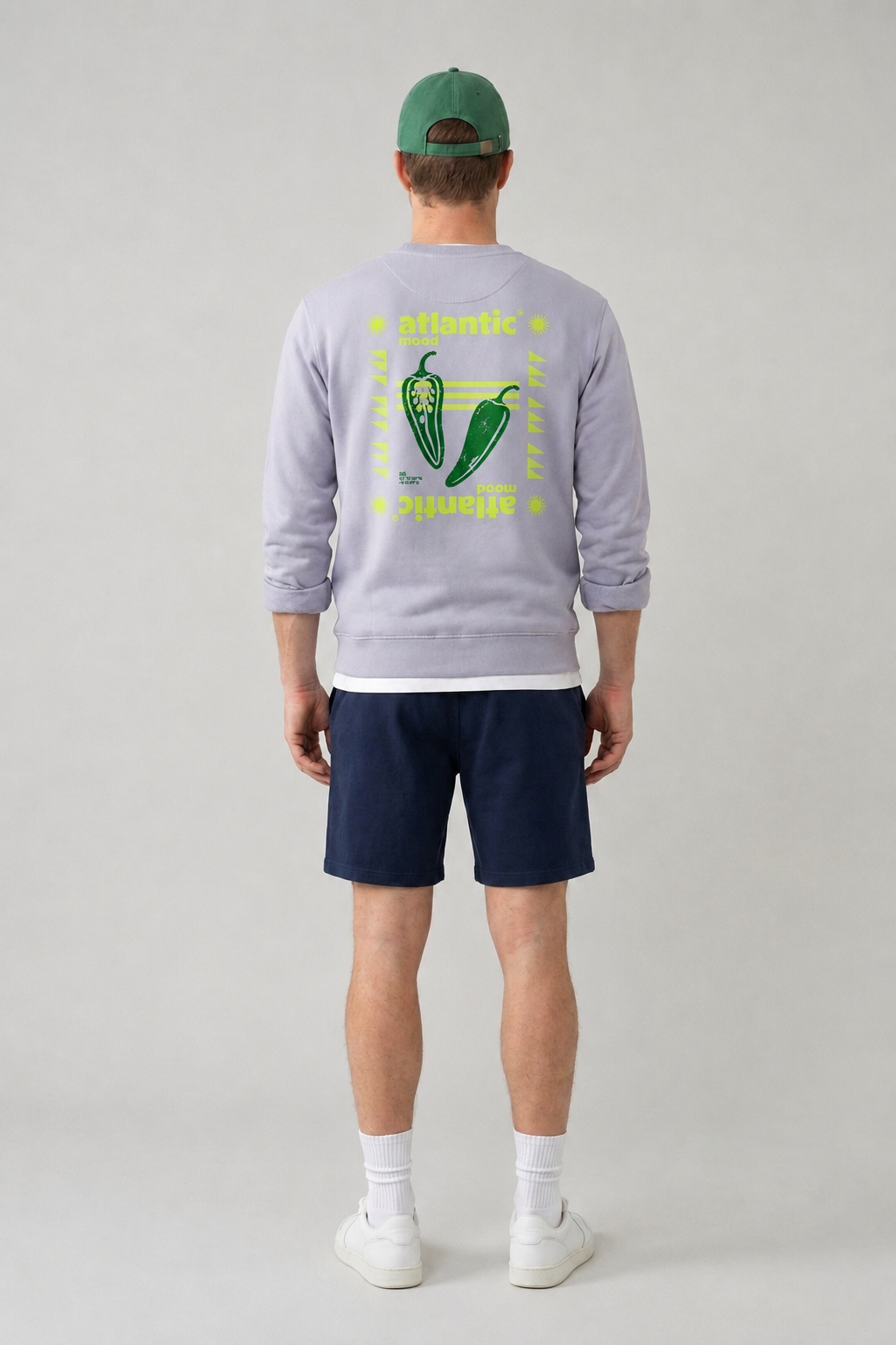 Sudadera 005 Pimiento de Padrón — vista trasera · ATLANTIC Mood Drop 01